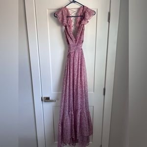 ASTR THE LABEL PRIMROSE MAXI DRESS - SMALL